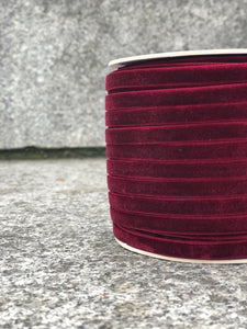 Burgundy Velvet Ribbon