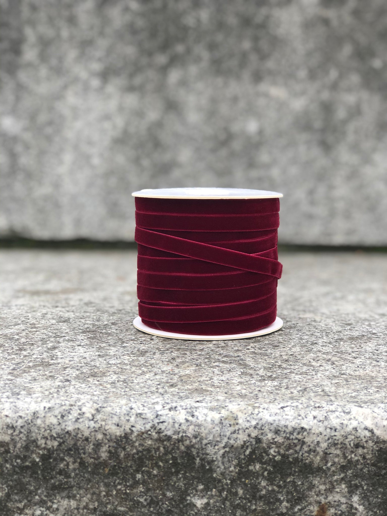 Burgundy Velvet Ribbon
