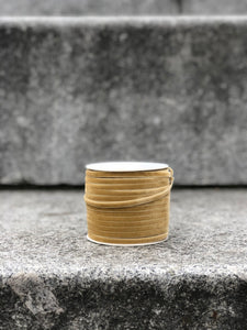 Mustard Yellow Velvet Ribbon