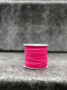 Pink Velvet Ribbon